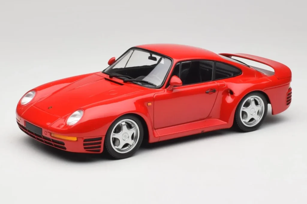 โมเดลรถ 1:18 Porsche 959 Guards สีแดง Minichamps (มือสอง)