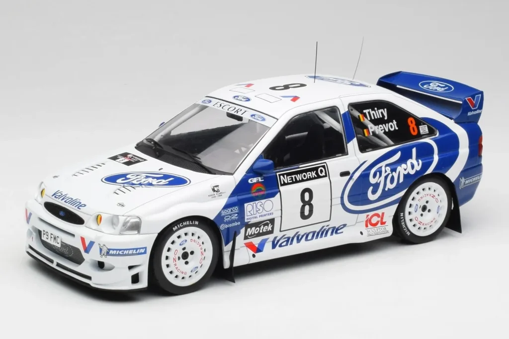 Model 1:18 Ford Escort WRC #8 B. Thiry / S. Prevot RAC Rally year 1998 IXO