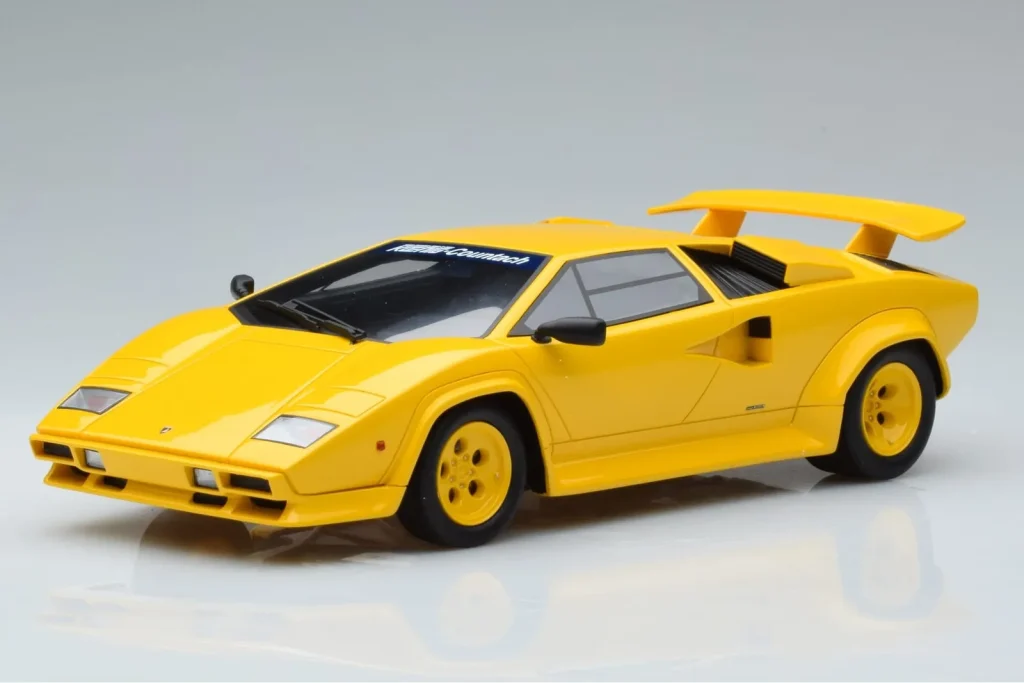 โมเดลรถ 1:18 Lamborghini Countach Turbo Koenig Specials สีเหลือง GT Spirit