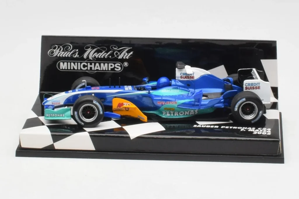 โมเดลรถ 1:43 Sauber C24 F. Massa F1 ปี 2005 Minichamps (มือสอง)