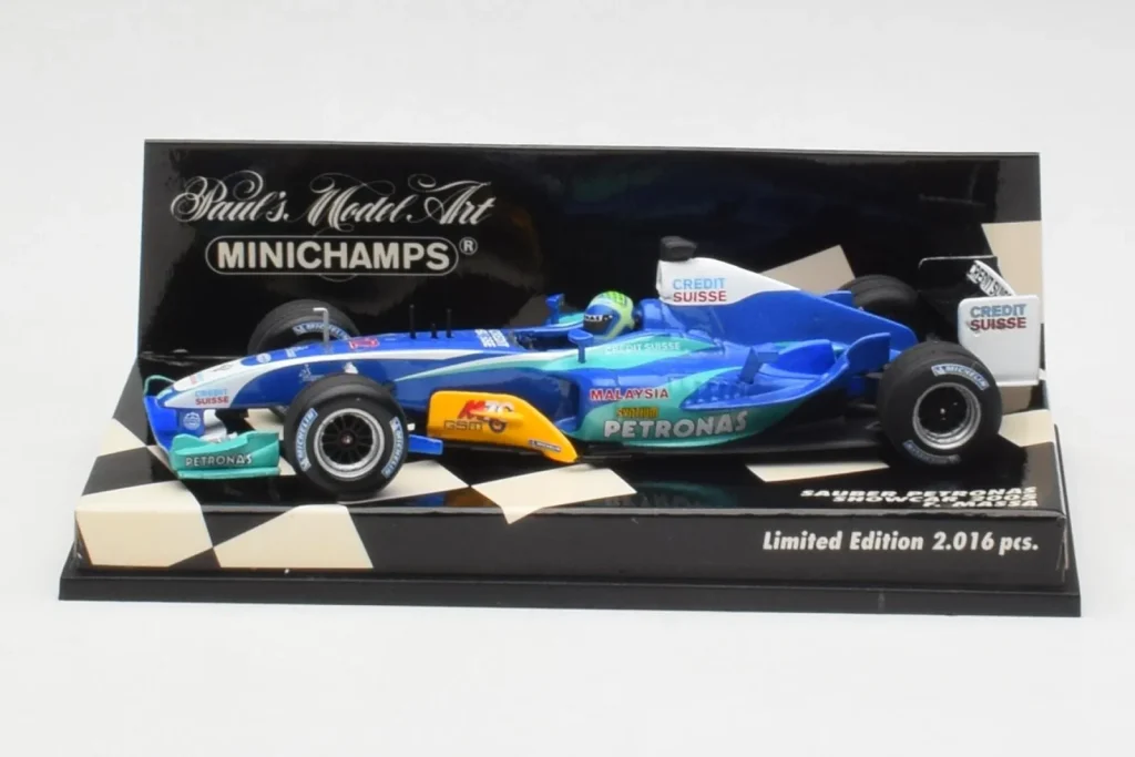 โมเดลรถ 1:43 Sauber C24 F. Massa Showcar F1 ปี 2005 Minichamps (มือสอง)