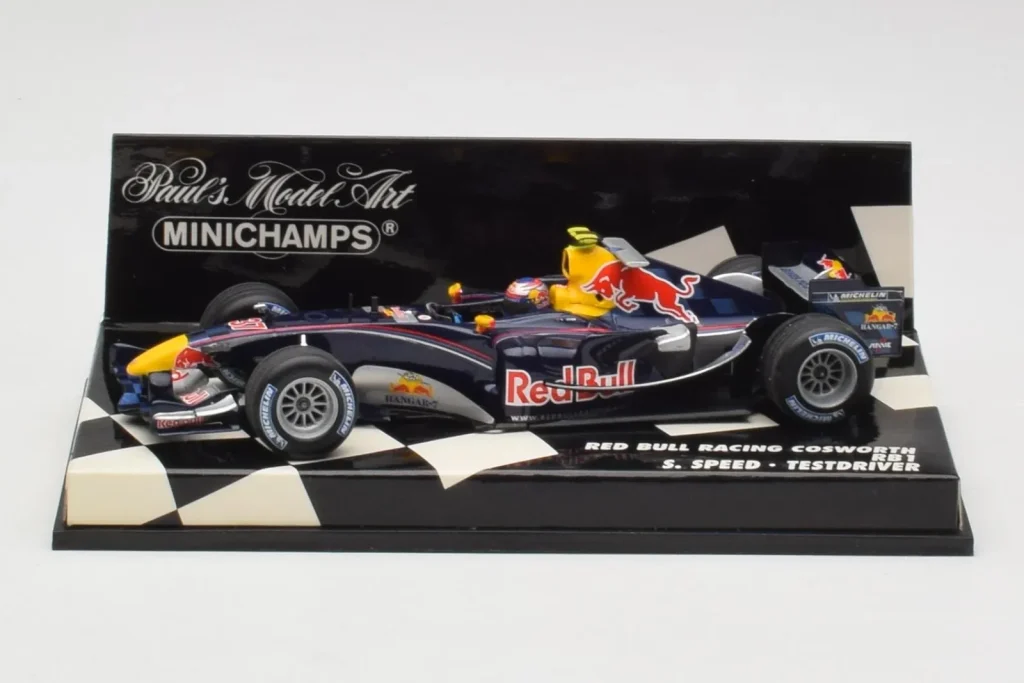 โมเดลรถ 1:43 Red Bull RB1 Cosworth S. Speed Test Car ปี 2005 Minichamps (มือสอง)