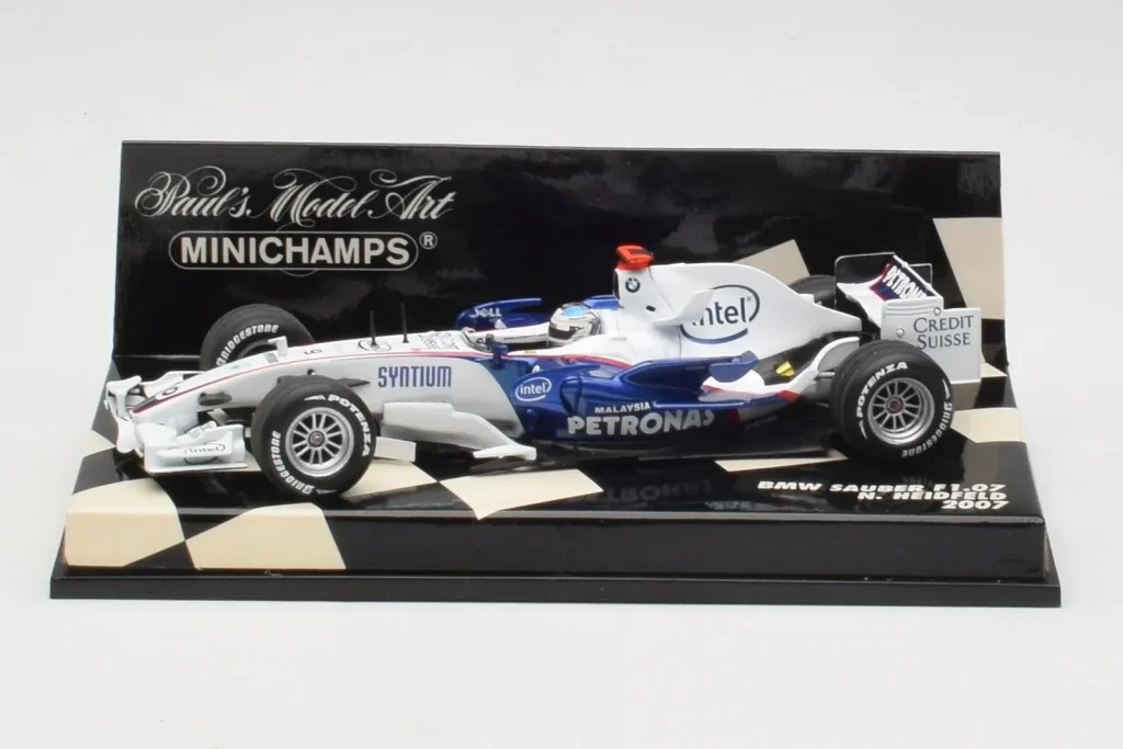车型 1:43 BMW Sauber F1.07 #3 N. Heidfeld Race Car 年 2007 Minichamps