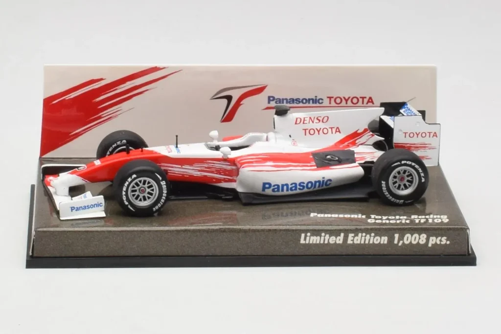 车型 1:43 Toyota TF109 Panasonic Toyota Racing #9 J. Trulli F1 年 2009 Minichamps [AM621323]