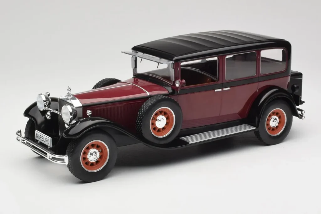 โมเดลรถ 1:18 Mercedes 460 Nurburg W08 สีดำ MCG