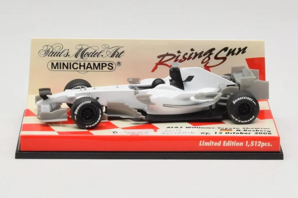 Model 1:43 Williams Toyota FW29B #7 N. Rosberg Showcar year 2008 Minichamps