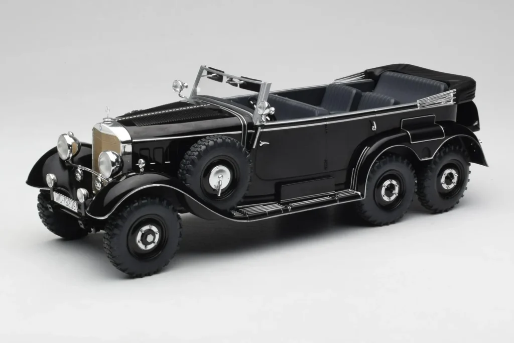 โมเดลรถ 1:18 Mercedes G4 W31 สีดำ MCG