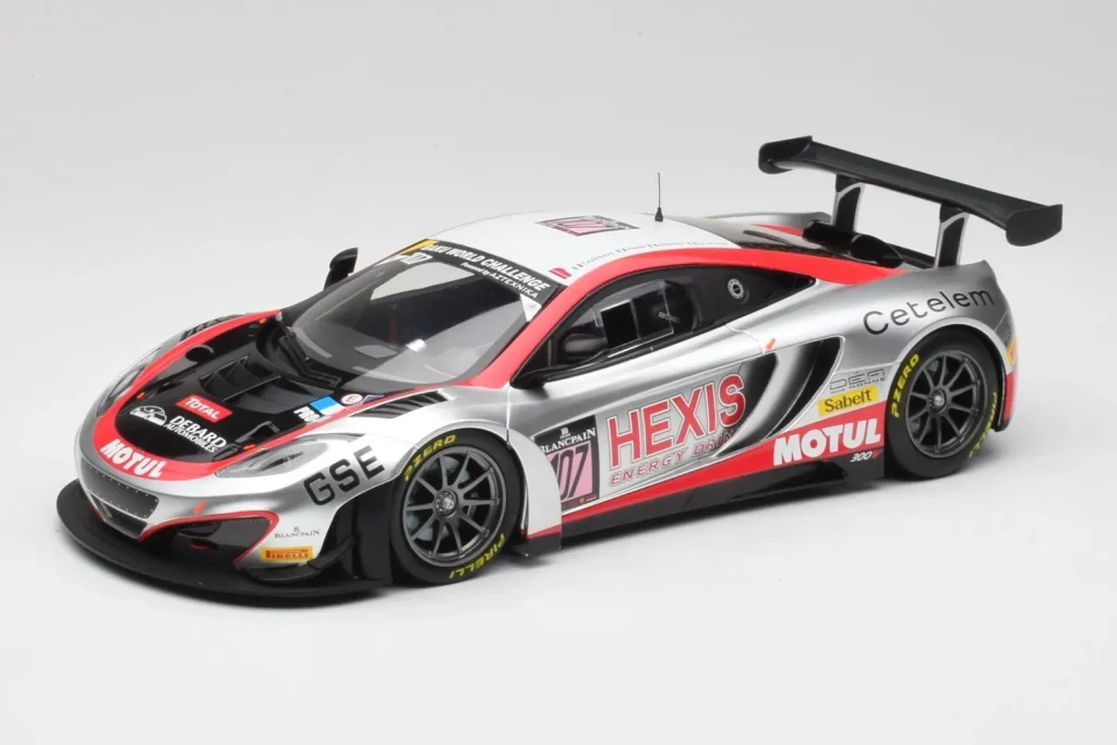 车型 1:18 McLaren 12C GT3 Hexis Racing #107 O. Panis / F. Cazenave 24 Hours of Spa 年 2013 Minichamps