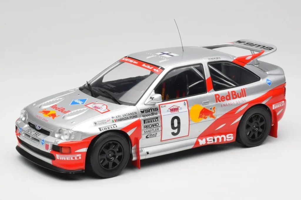 โมเดลรถ 1:18 Ford Escort RS Cosworth #9 A. Vatanen Rally Acropolis ปี 1994 IXO