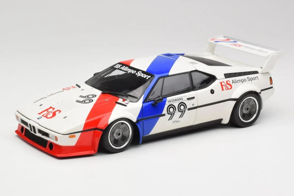 Model 1:18 BMW M1 #99 T. Hezemans Procar Series year 1979 Minichamps