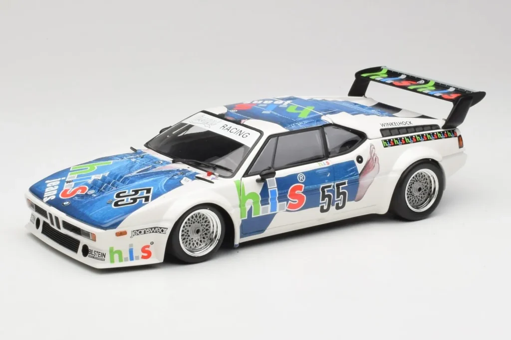 โมเดลรถ 1:18 BMW M1 Cassani Racing Team #55 M. Winkelhock Procar Series ปี 1979 Minichamps (มือสอง)