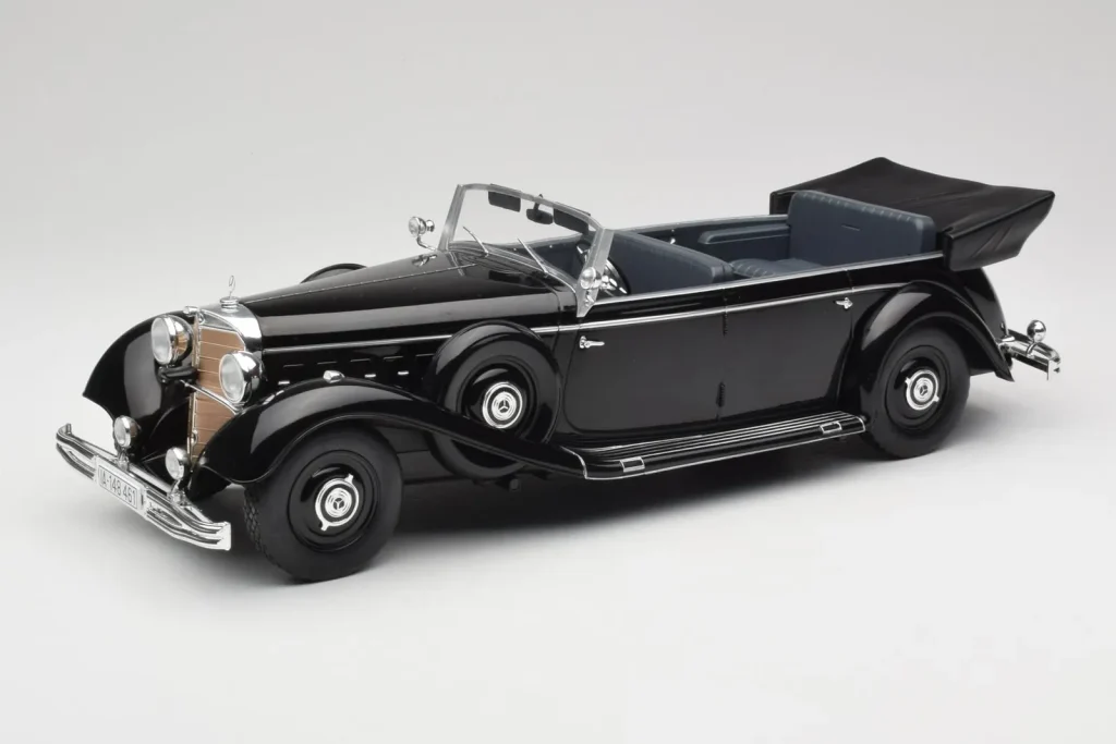 โมเดลรถ 1:18 Mercedes 770 W150 สีดำ MCG