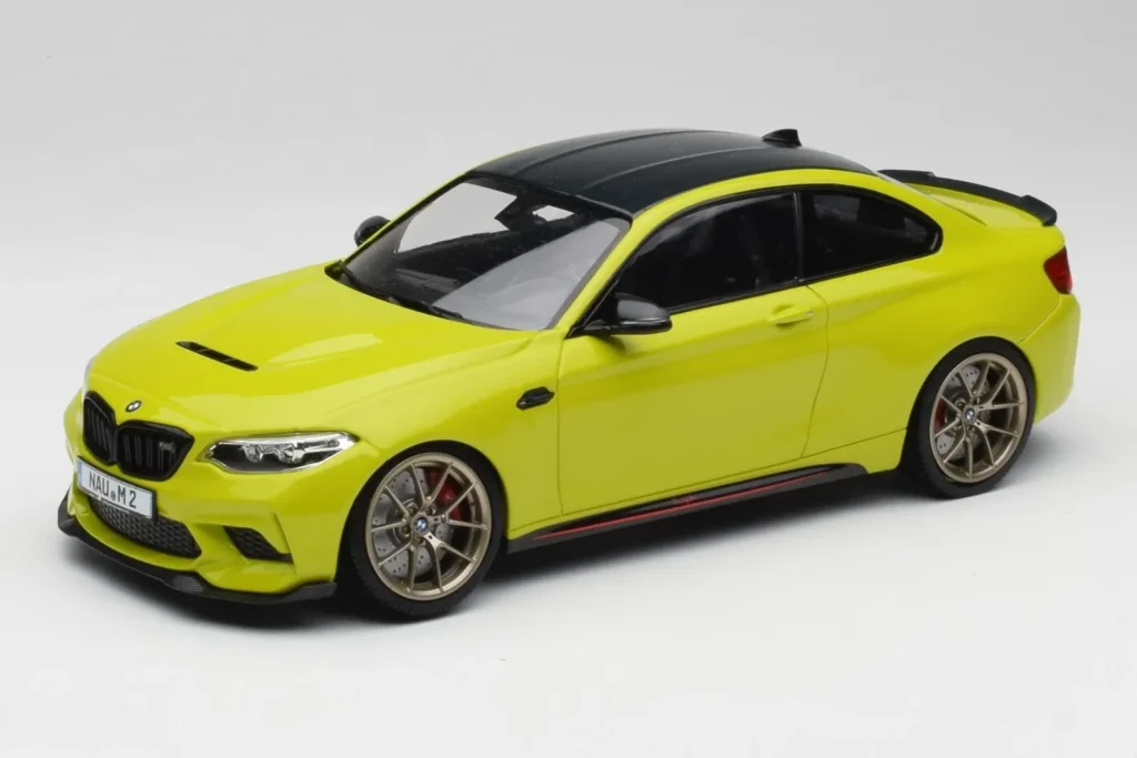 โมเดลรถ 1:18 BMW M2 F87 CS Martian สีเขียว Minichamps (มือสอง)