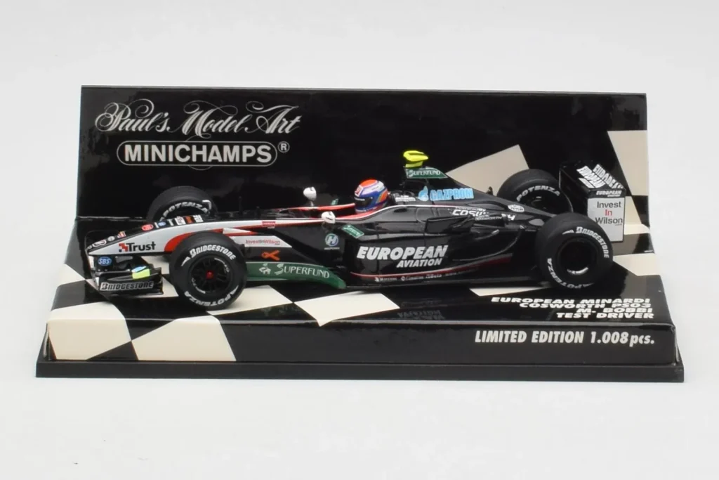 车型 1:43 Minardi Cosworth PS03 M. Bobbi Test Car 年 2003 Minichamps