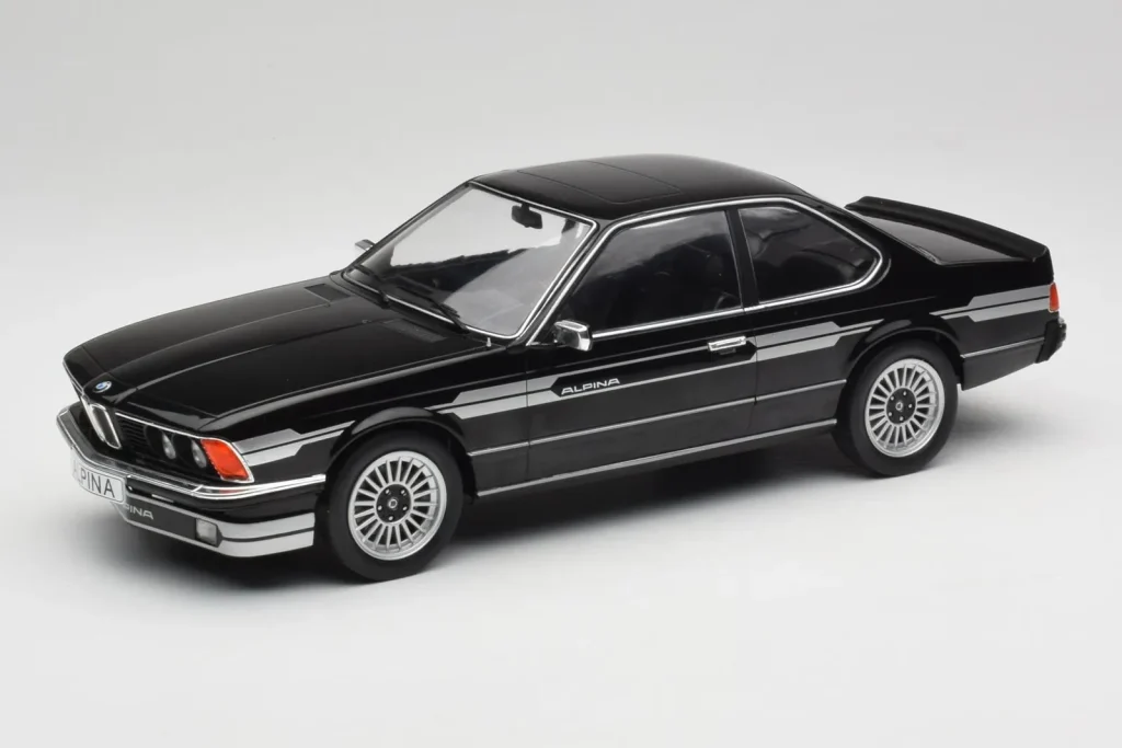 โมเดลรถ 1:18 BMW Alpina B7 Turbo E24 Diamond สีดำ MCG
