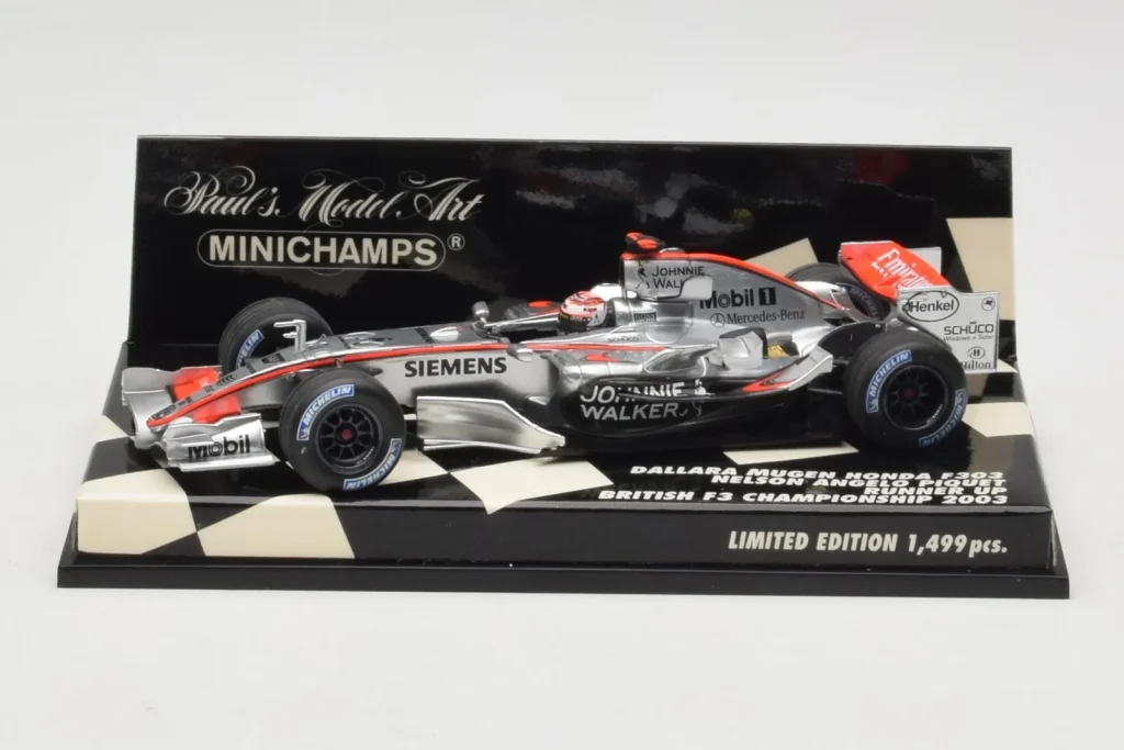 Model 1:43 Dallara F303 N. Piquet British F3 Championship year 2003 Minichamps