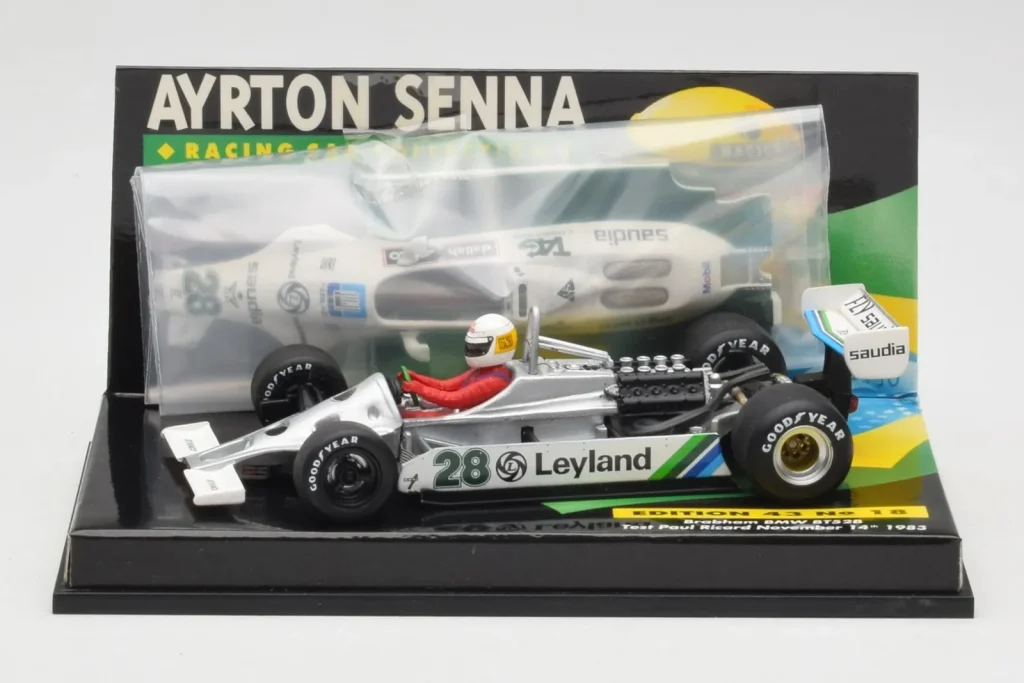 车型 1:43 Brabham BMW BT52B A. Senna Test Car Paul Ricard 14 November 年 1983 Minichamps