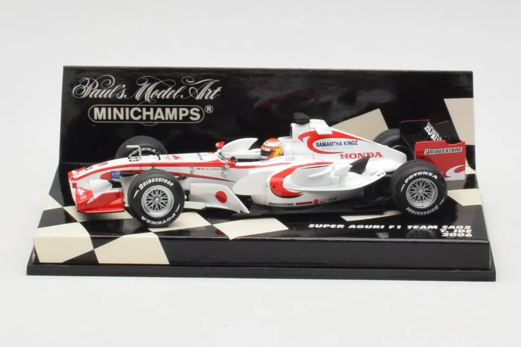 โมเดลรถ 1:43 Super Aguri SA05 #23 Y. Ide F1 ปี 2006 Minichamps (มือสอง)
