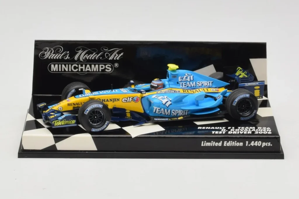 Model 1:43 Renault R26 H. Kovalainen F1 Test Car year 2006 Minichamps