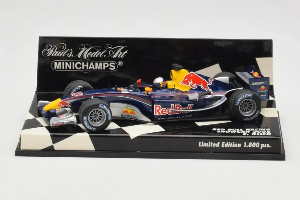 Model 1:43 Red Bull Racing C. Klien Showcar year 2005 Minichamps