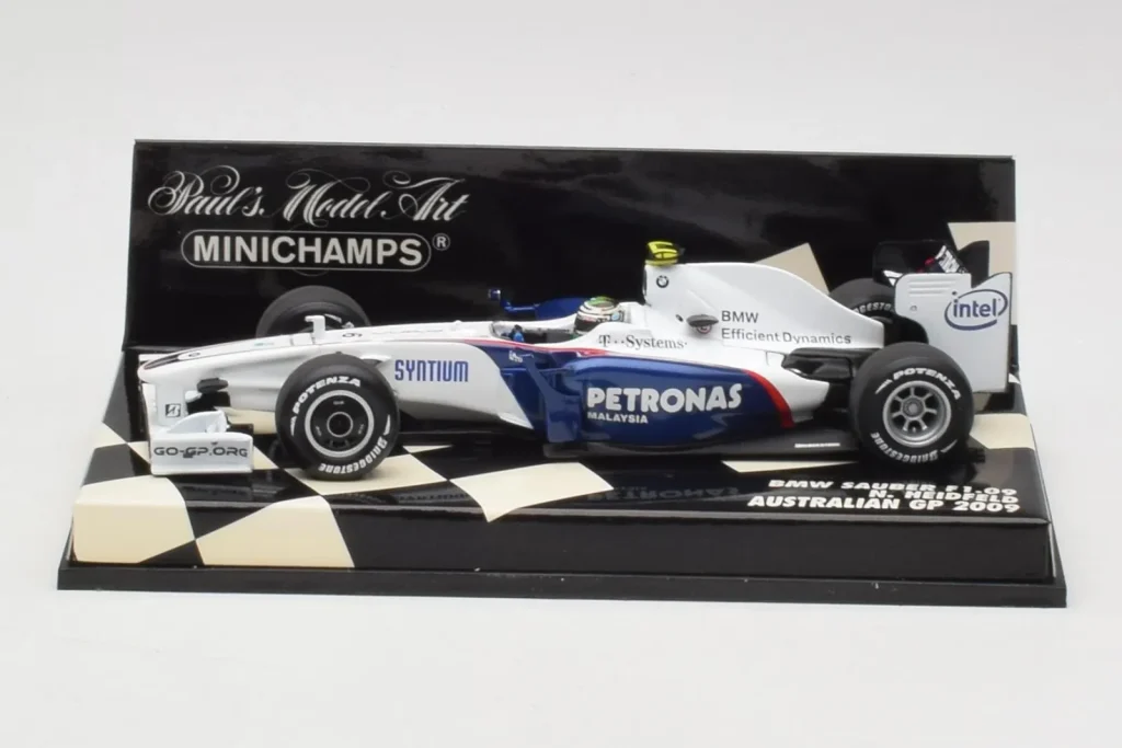 车型 1:43 BMW Sauber F1.09 #5 N. Heidfeld Australian GP 年 2009 Minichamps