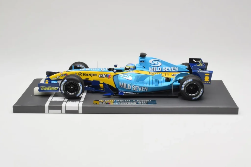 Model 1:18 Renault R25 Mild Seven #6 G. Fisichella Australian GP Winner year 2005 Minichamps
