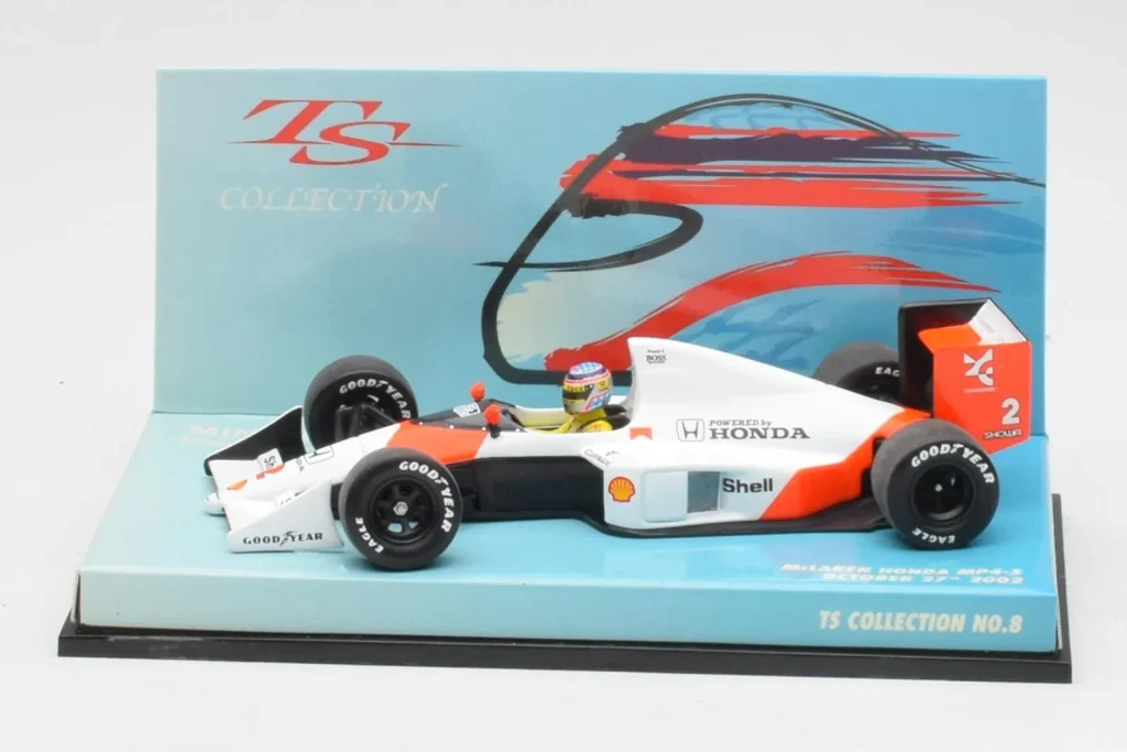 โมเดลรถ 1:43 McLaren MP4/5 T. Sato Demonstration Run ปี 2002 Minichamps (มือสอง)