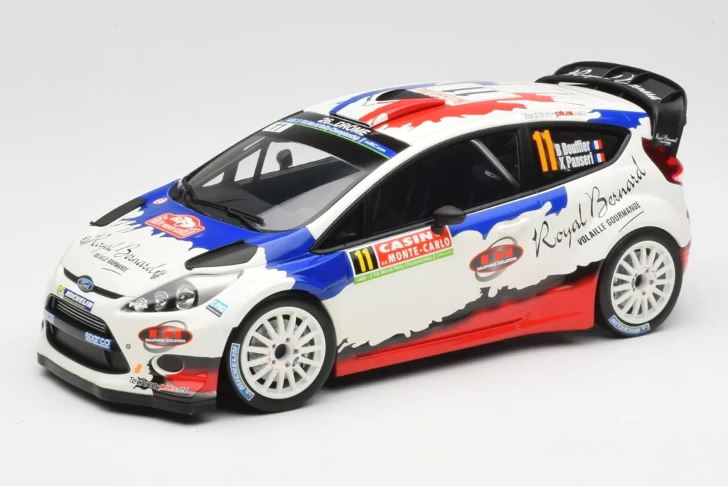 โมเดลรถ 1:18 Ford Fiesta RS WRC #11 B. Bouffier / X. Panseri Rally Monte Carlo ปี 2014 Minichamps (มือสอง)