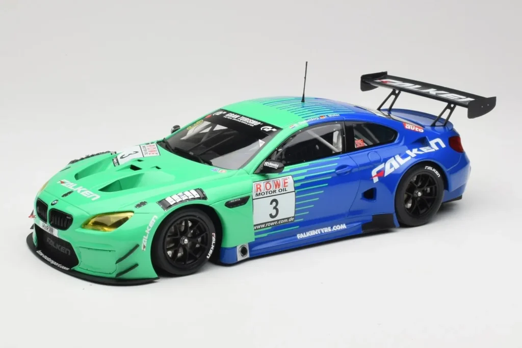 Model 1:18 BMW M6 GT3 F13 #3 Falken Motorsports P. Düsseldorf / J. Müller VLN Winner Heat 4 year 2017 Minichamps
