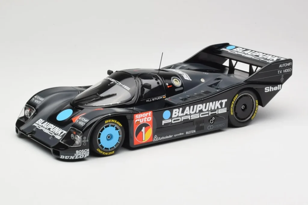 Model 1:18 Porsche 962C #1 H-J. Stuck Winner Supercup Nürburgring year 1986 Minichamps