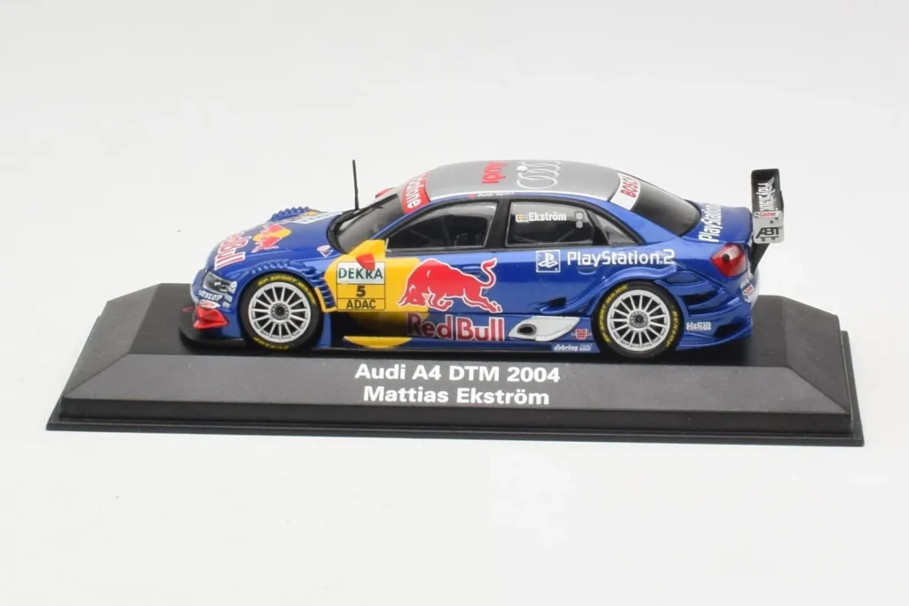 Model 1:43 Audi A4 B6 #5 Red Bull M. Ekström DTM year 2004 Minichamps