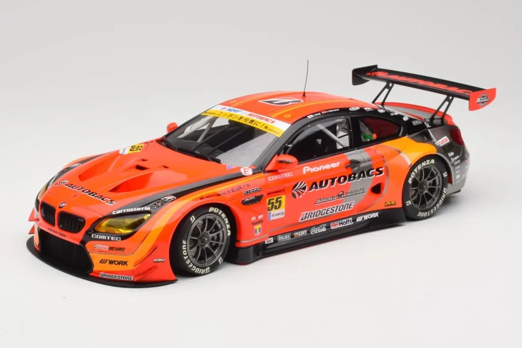 Model 1:18 BMW M6 GT3 F13 #55 ARTA Autobacs Racing Team Aguri R. Takagi / T. Walkinshaw Super GT GT300 year 2017 Minichamps