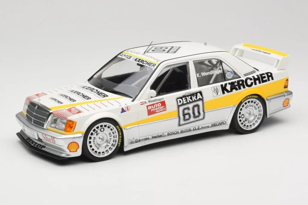 车型 1:18 Mercedes 190E 2.5-16 EVO I W201 #60 Team AMG Mercedes K. Wendlinger DTM 年 1990 Minichamps