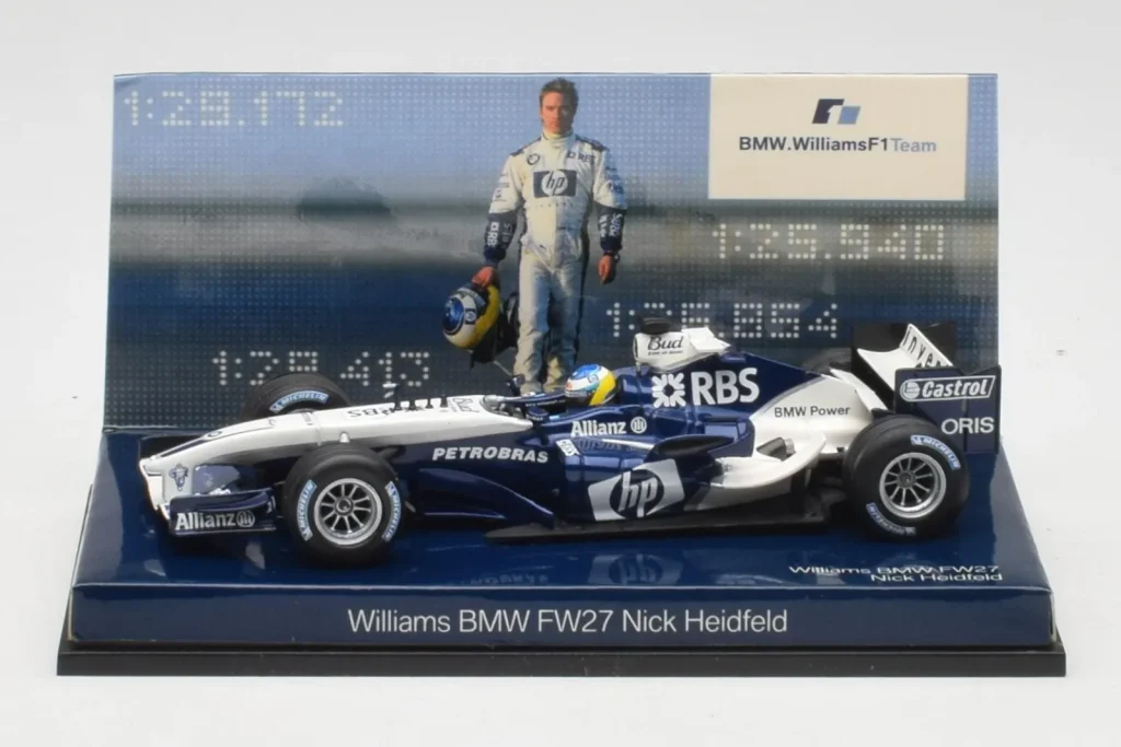 Model 1:43 Williams FW27 BMW #16 N. Heidfeld F1 year 2005 Minichamps
