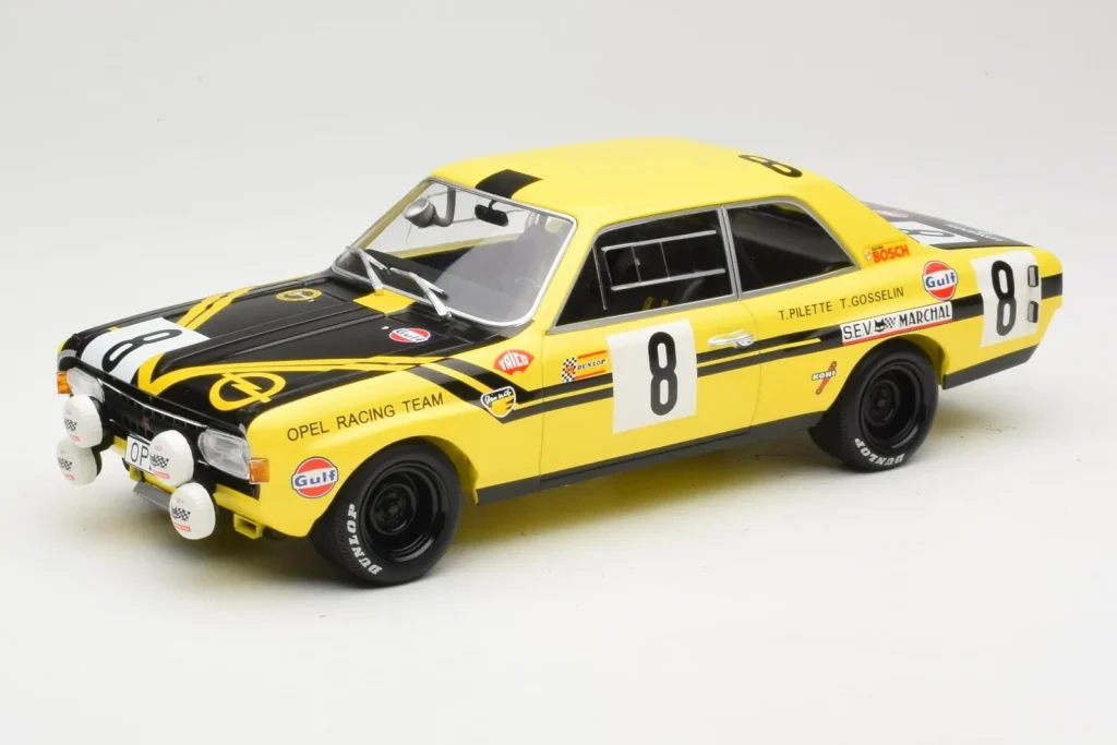 车型 1:18 Opel Commodore A #8 Steinmetz T. Pilette / C. Gosselin 24 Hours of Spa 年 1970 Minichamps