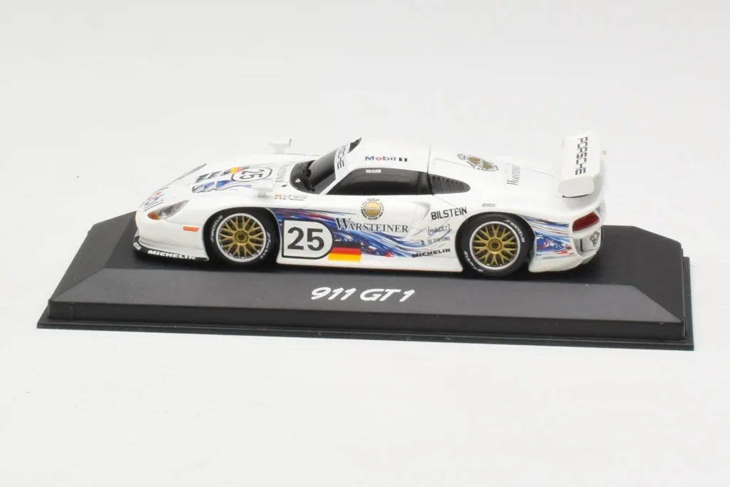 Model 1:43 Porsche 911 GT1 #25 Warsteiner 24 Hours of Le Mans year 1997 Minichamps
