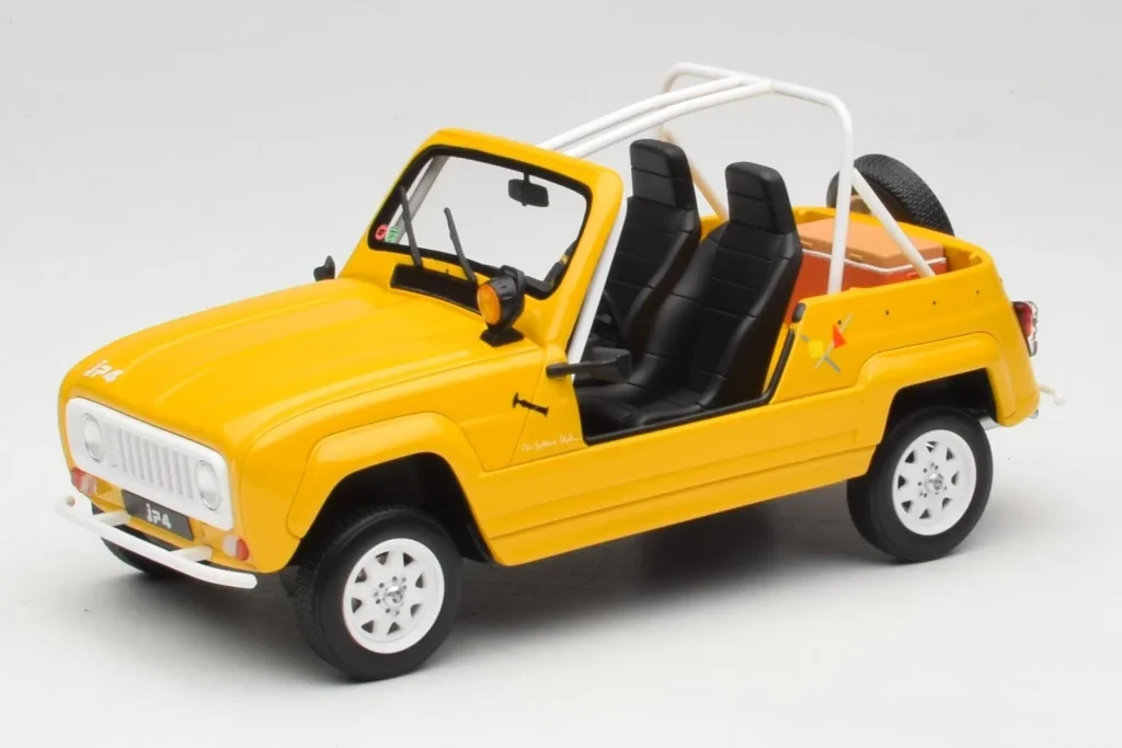 Model 1:18 Renault 4L JP4 Jaune Tournesol Otto