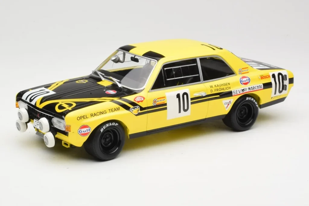 Model 1:18 Opel Commodore A #10 Steinmetz W. Kauhsen / F. Frohlich 24 Hours of Spa year 1970 Minichamps