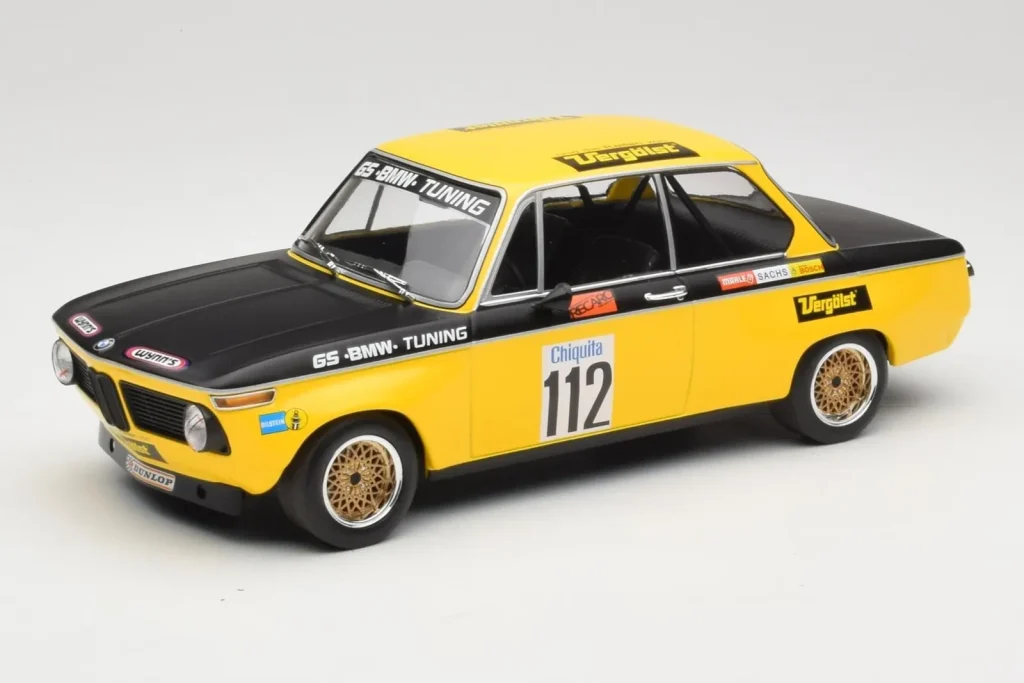 โมเดลรถ 1:18 BMW E10 #112 GT Tuning K. Basche Winner International ADAC Airfield Race DTM 1972 ปี 2002 Minichamps (มือสอง)
