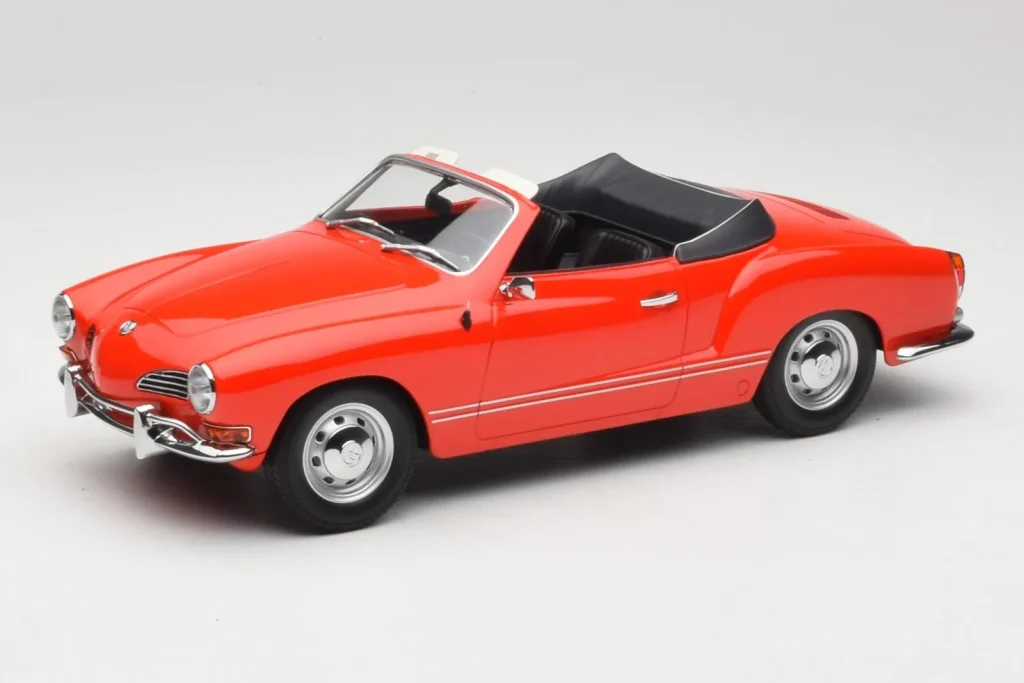 车型 1:18 Volkswagen Karmann Ghia Convertible 红色 Minichamps