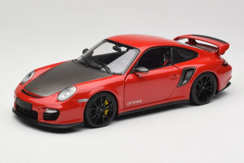 Model 1:18 Porsche 911 997 GT2 RS Red With Black Wheels Minichamps