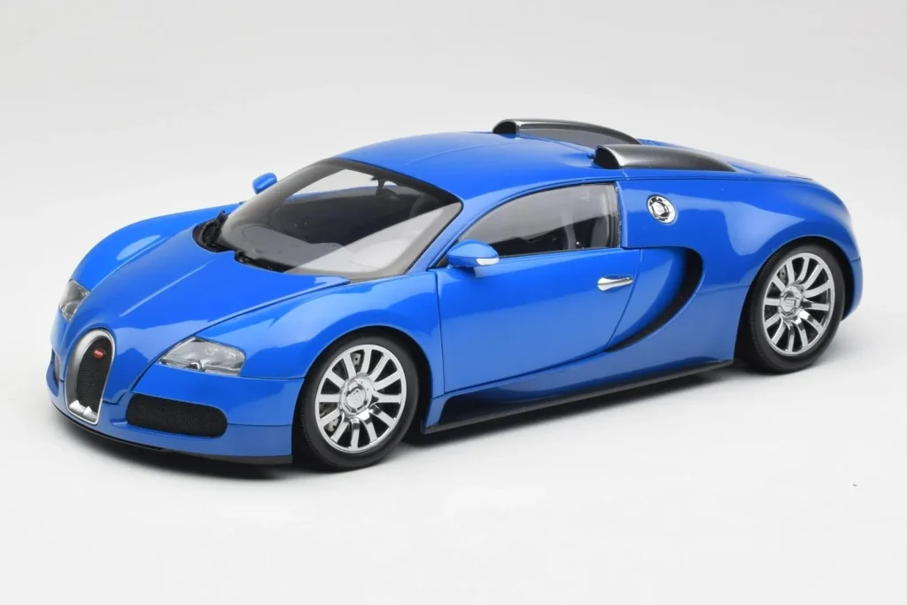 Model 1:18 Bugatti Veyron Light Blue Dark Blue Minichamps