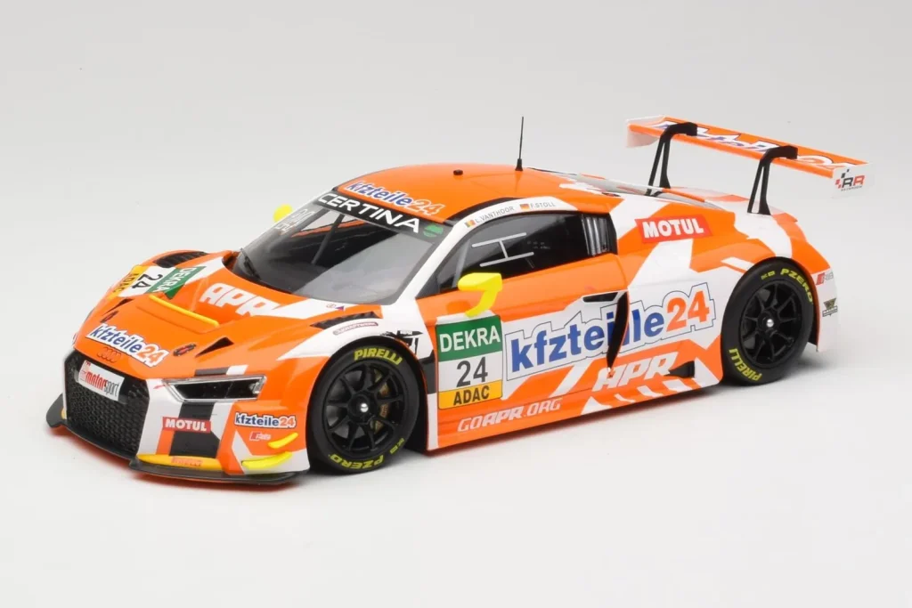 车型 1:18 Audi R8 LMS #24 kfzteile24 L. Vanthoor / C. Stoll ADAC GT Masters 年 2016 Minichamps