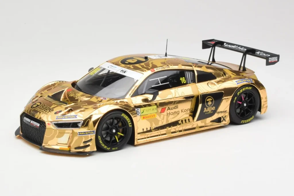 车型 1:18 Audi R8 LMS #16 AAPE M. Lee FIA GT World Cup Macau 年 2016 Minichamps