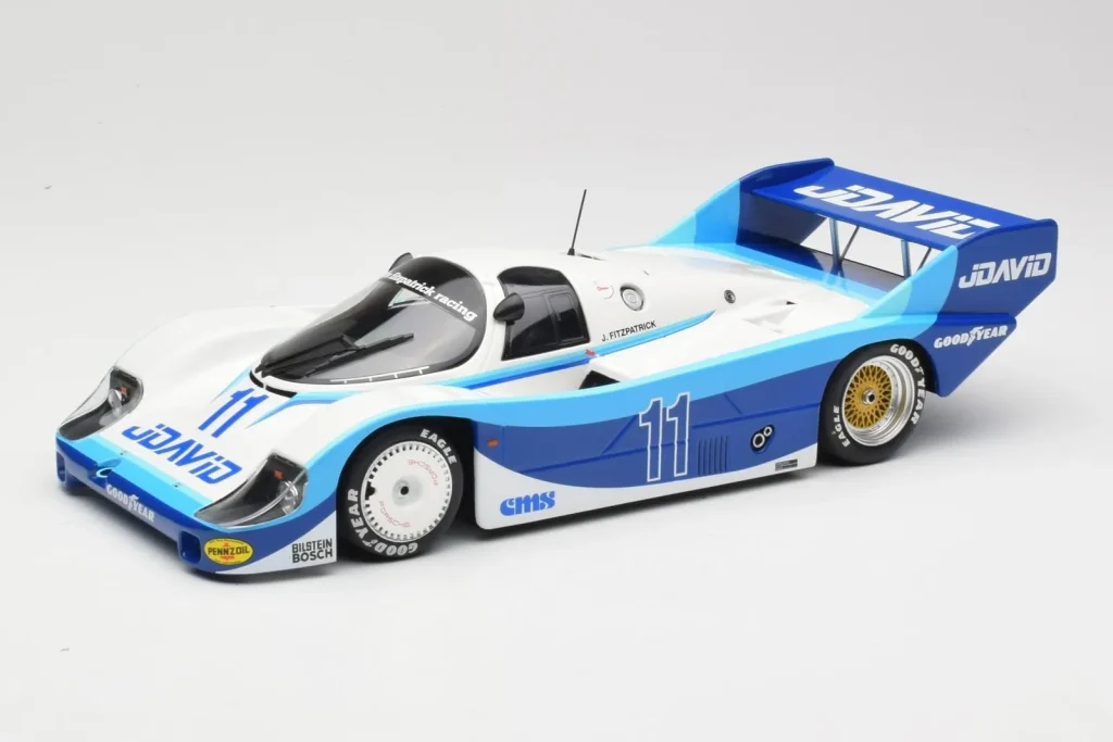 โมเดลรถ 1:18 Porsche 956K #11 J. Fitzpatrick Fitzpatrick Racing 2nd Place DRM Bergischer Löwe Zolder ปี 1983 Minichamps (มือสอง)