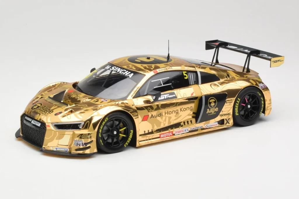 车型 1:18 Audi R8 LMS #5 AAPE M. Lee / Thong 2nd Place Overall GT Asia 年 2016 Minichamps