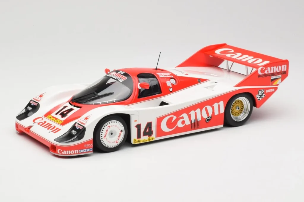 โมเดลรถ 1:18 Porsche 956K #14 K. Rosberg / J. Lammers Canon Racing 3rd Place 1000km Nürburgring ปี 1983 Minichamps (มือสอง)