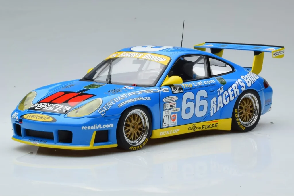 Model 1:18 Porsche 911 996 GT3 R #6 24 Hours of Daytona GT Class Winner year 2002 AUTOart