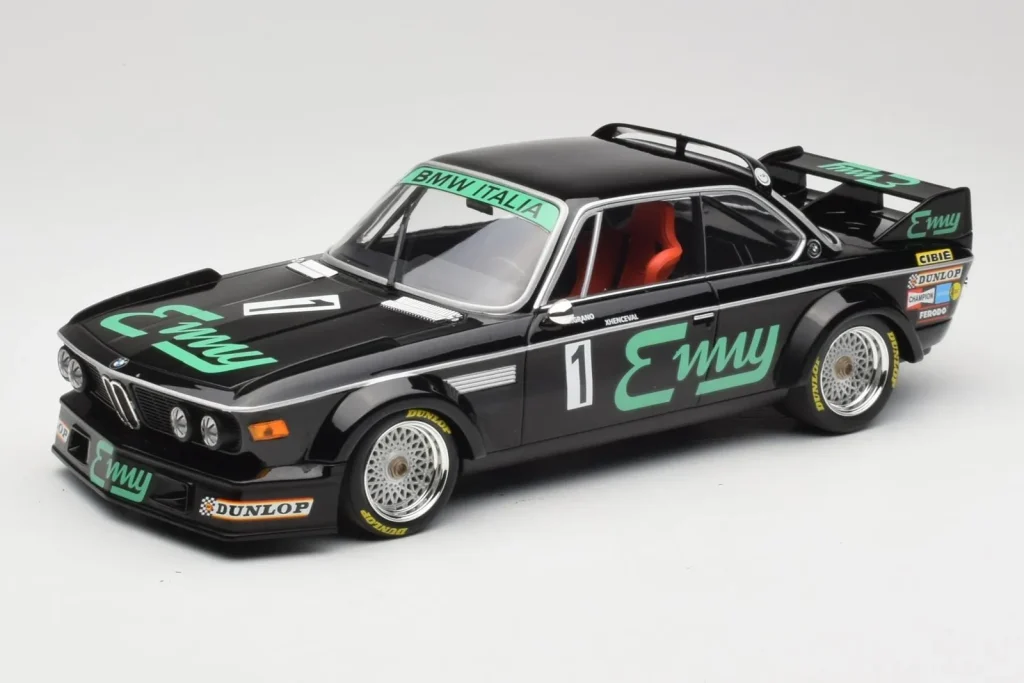 โมเดลรถ 1:18 BMW 3.0 CSL E9 #1 F. Grano / P. Xhenceval GP Brno ปี 1978 Minichamps (มือสอง)