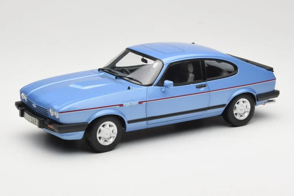 โมเดลรถ 1:18 Ford Capri Mk3 2.8 Injection Paris สีน้ำเงิน Norev
